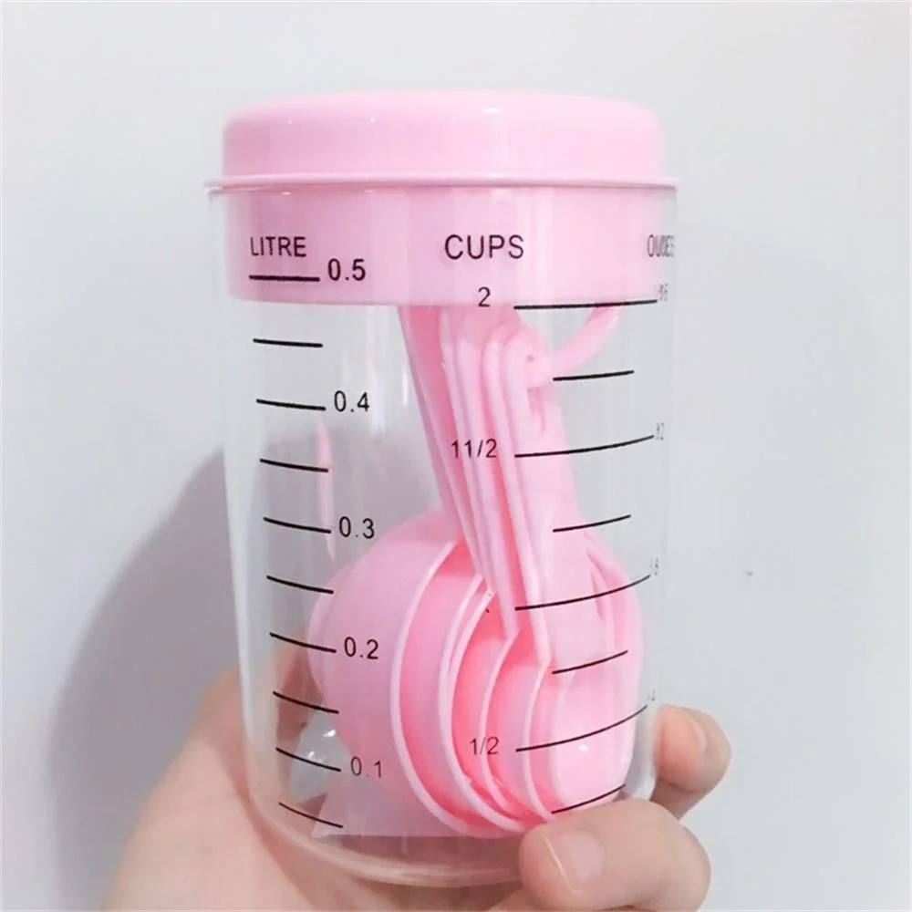 Coffee Tea And Sugar Set - 7-delig / set plastic maatbekers en