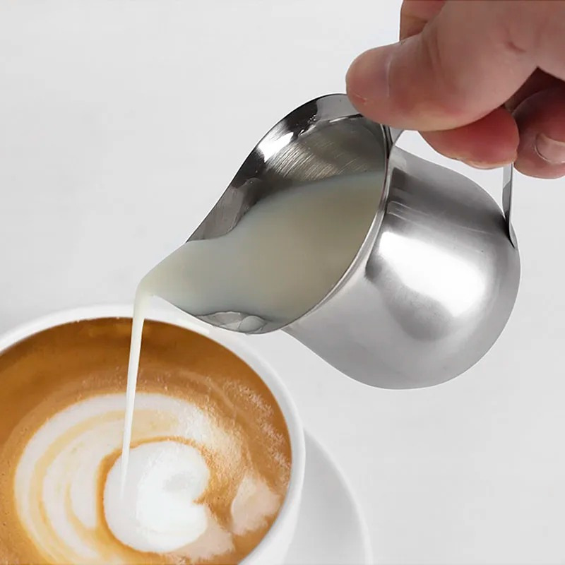 Barista Milk Jug - Koffie Melk Opschuimen Werper Cup Roestvrij