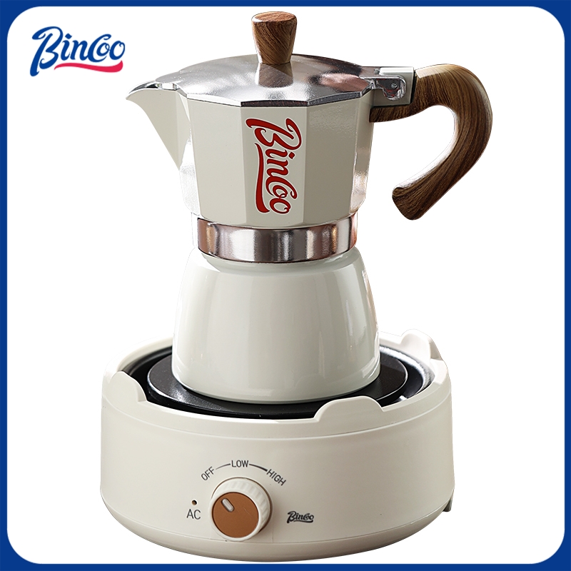 Moka Pot Stove - Bincoo Moka Pot en Elektrisch Fornuis
