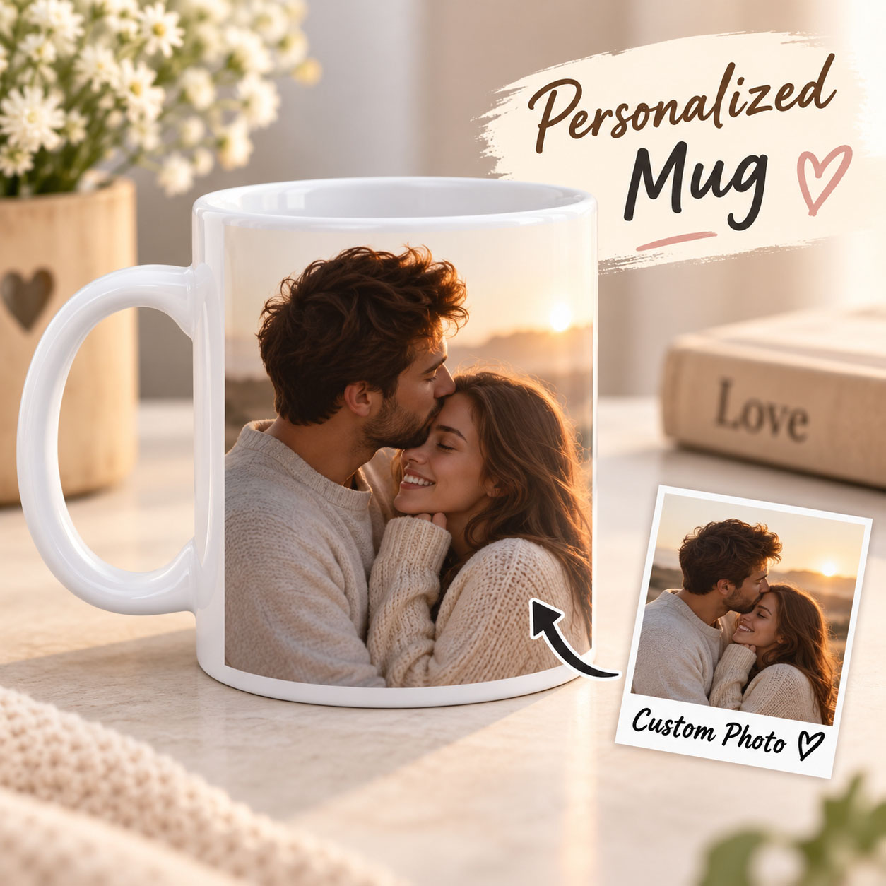 Coffee Tea Images - Gepersonaliseerde mok met foto, naam, tekst