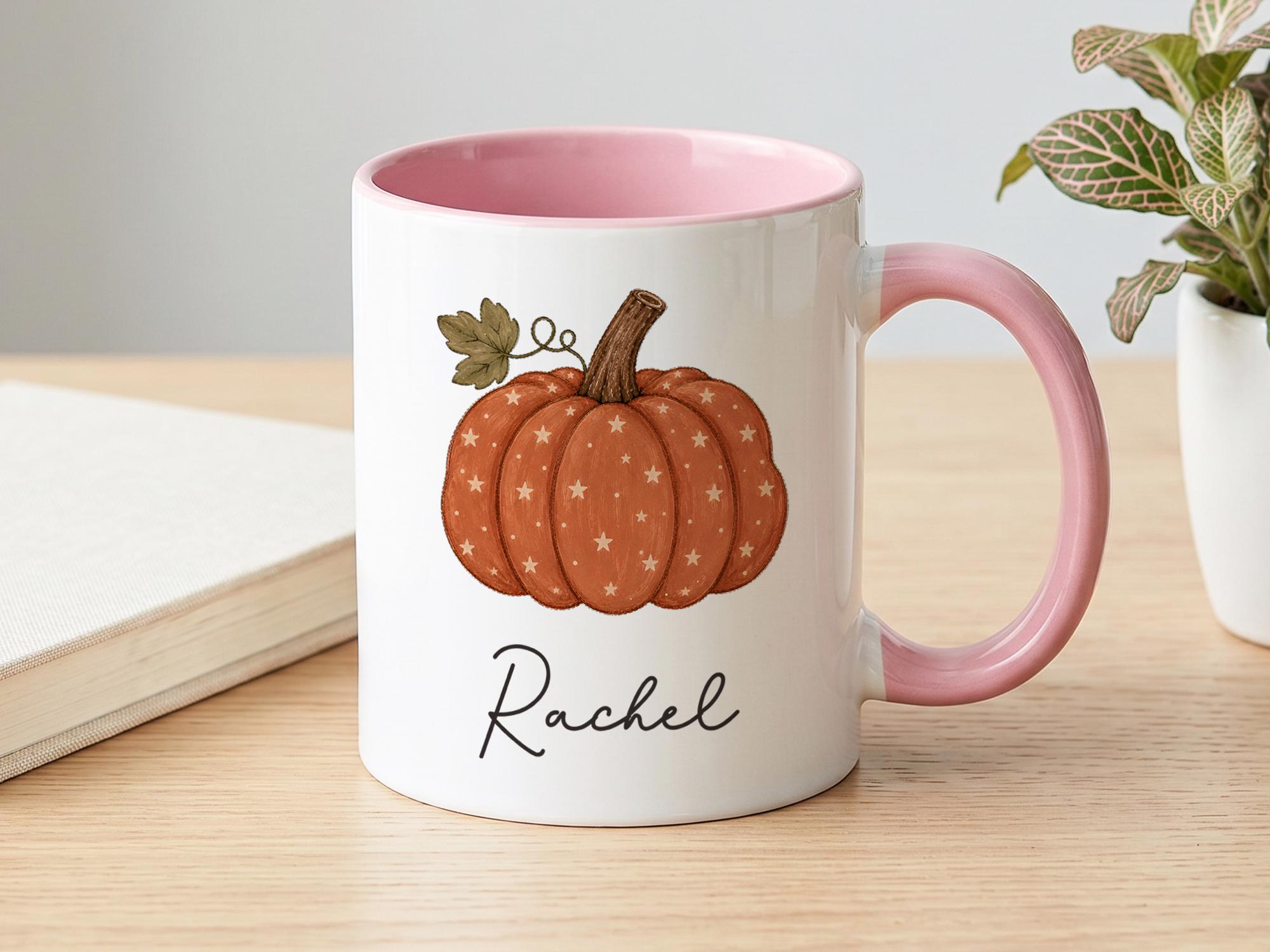 Coffee Tea Name - Gepersonaliseerde pompoenmok, koffiemok met een naam