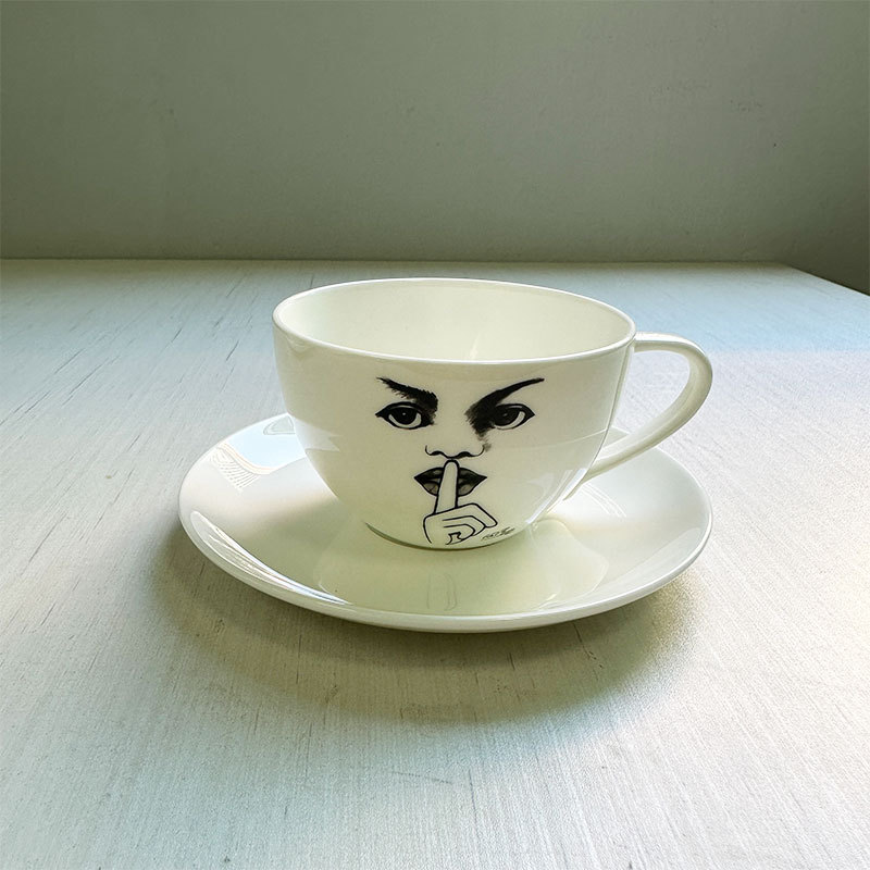 Keramische beker met handgesch - Coffee Tea Images recensie en prijs