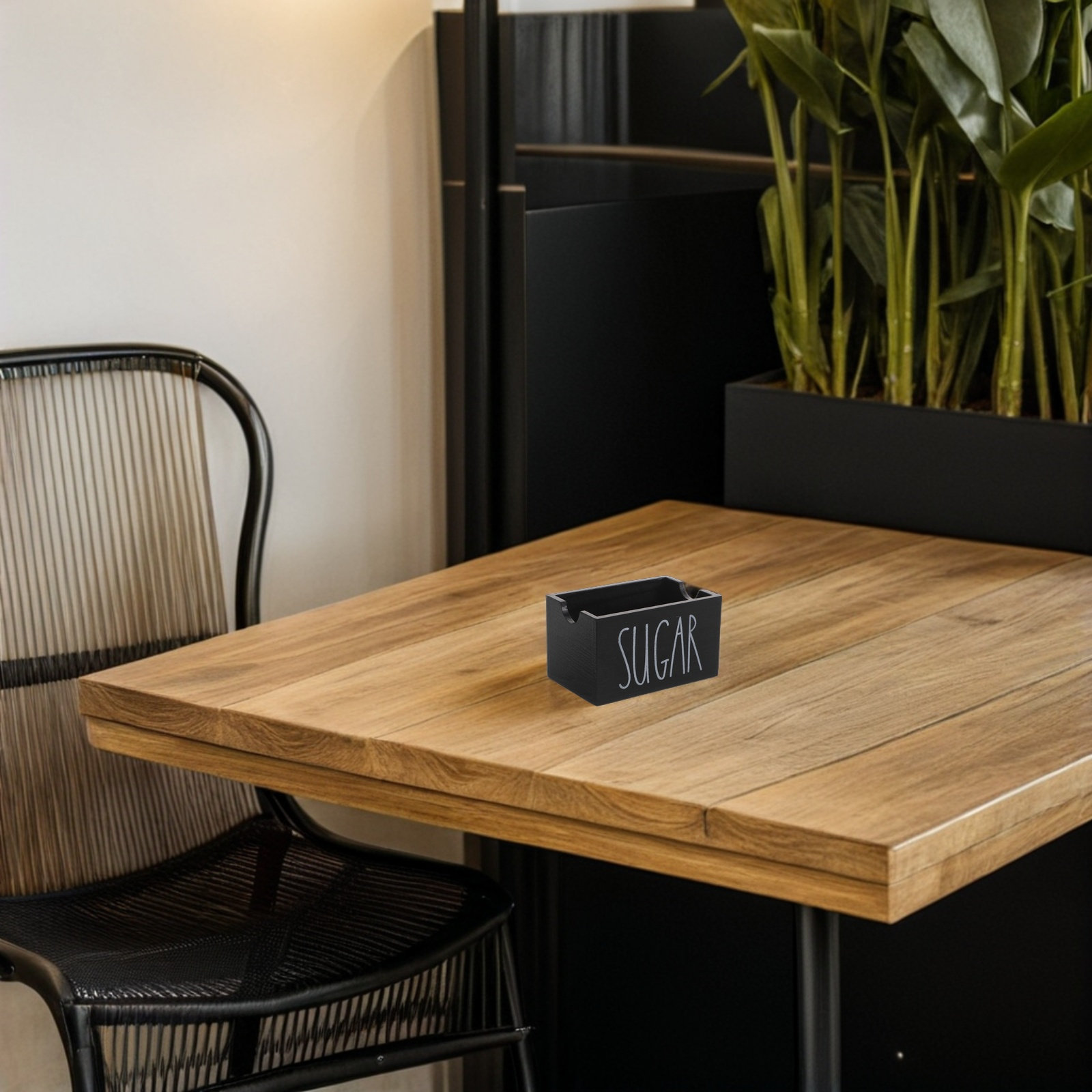 Houten suikerzakjeshouder voor - Coffee Tea Sugar recensie en prijs